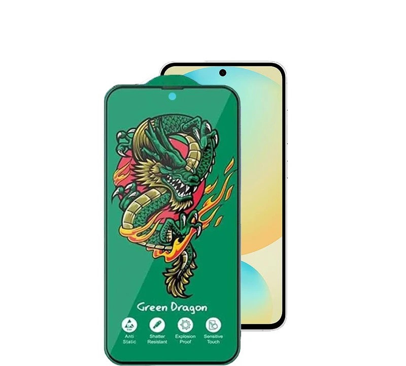 محافظ صفحه نمایش اپیکوی مدل Green Dragon ExplosionProof مناسب برای گوشی موبایل سامسونگ Galaxy S25 FE/ A55/ A35 محافظ صفحه نمایش اپیکوی مدل Green Dragon ExplosionProof مناسب برای گوشی موبایل سامسونگ Galaxy S25 FE/ A55/ A35