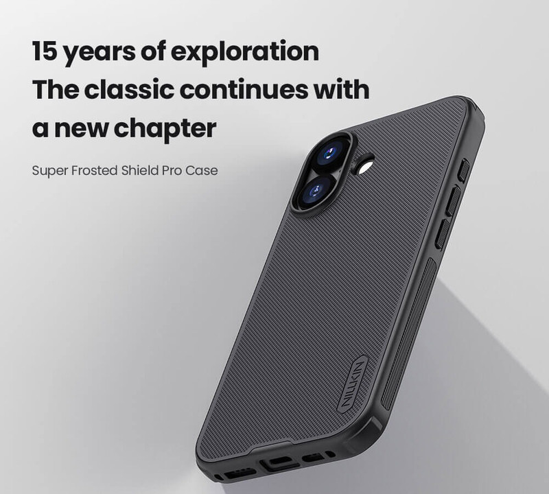 کاور نیلکین مدل Super Frosted Shield Pro مناسب برای گوشی موبایل اپل iPhone 17 کاور نیلکین مدل Super Frosted Shield Pro مناسب برای گوشی موبایل اپل iPhone 17