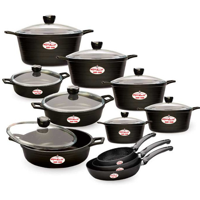 سرویس پخت و پز 19 پارچه زرساب مدل جولیانا JL8190