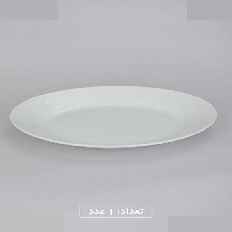 سرویس غذاخوری 28 پارچه چینی زرین ایران سری رادیانس مدل White 2 درجه عالی