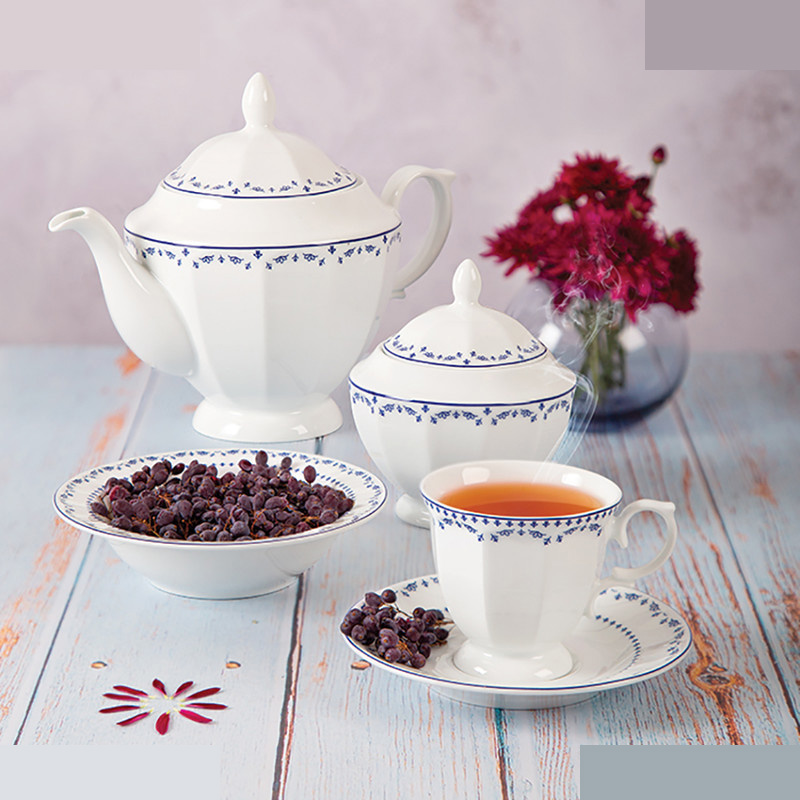 سرویس غذاخوری 103 پارچه 12 نفر چینی زرین ایران مدل فرانسیس سری نئوکلاسیک درجه عالی