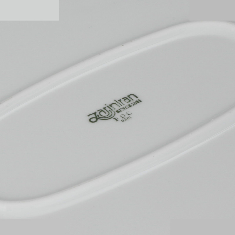 سرویس غذاخوری 27 پارچه چینی زرین ایران مدل کواترو ورنیکا درجه یک