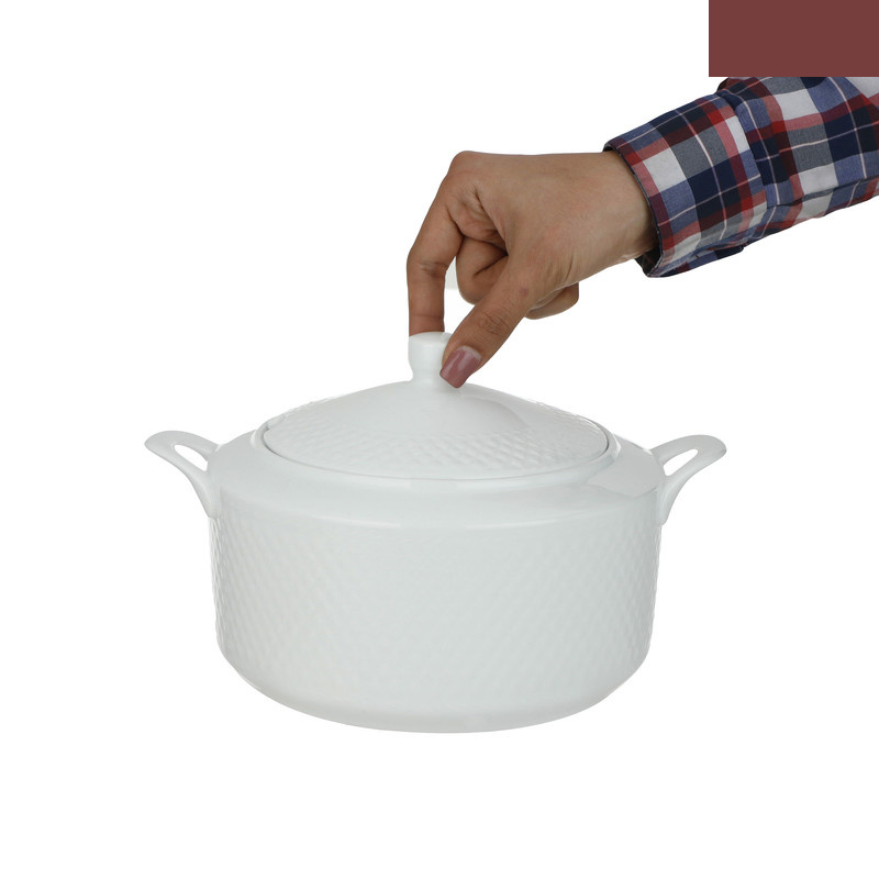 سوپ خوری چینی زرین سری رادیانس مدل 0001 درجه 1 سوپ خوری چینی زرین سری رادیانس مدل 0001 درجه 1