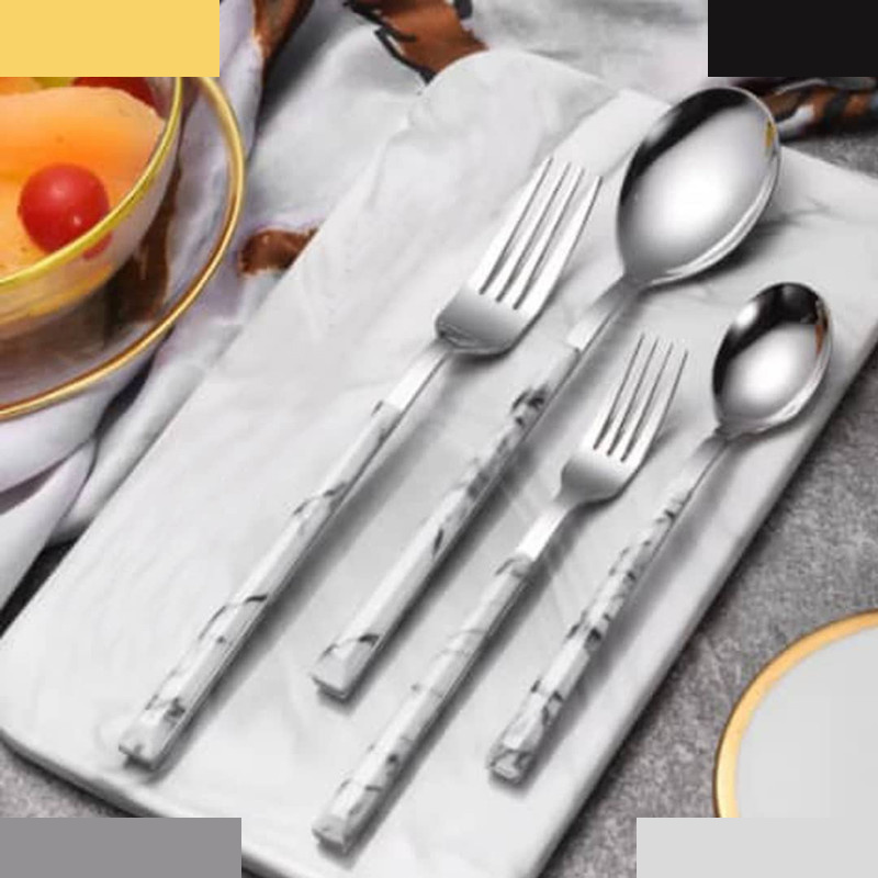 سرویس قاشق و چنگال 33 پارچه جی فی نی مدل R-W-M