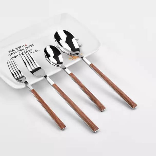 سرویس قاشق و چنگال 33 پارچه جی فی نی مدل 03 سرویس قاشق و چنگال 33 پارچه جی فی نی مدل 03