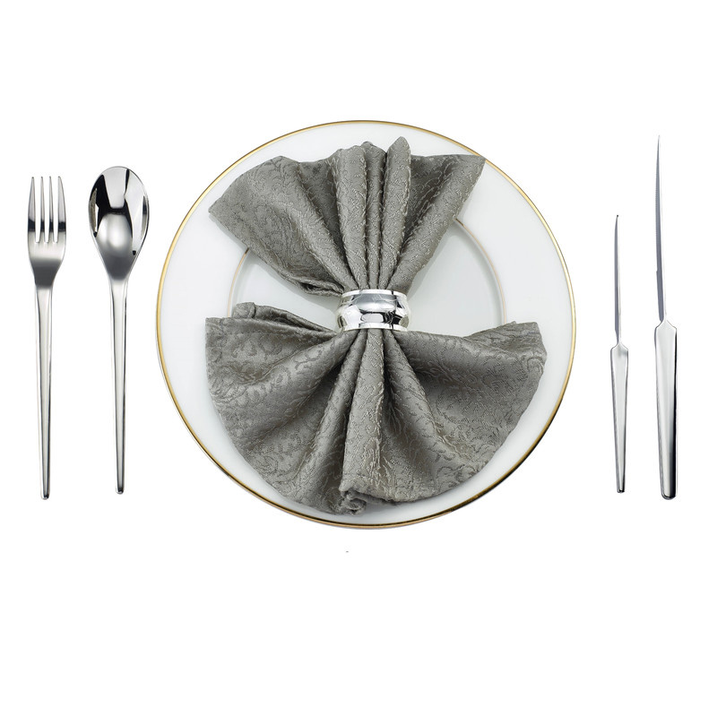 سرویس قاشق و چنگال 142 پارچه جی فی نی مدل لاکچری کد 068