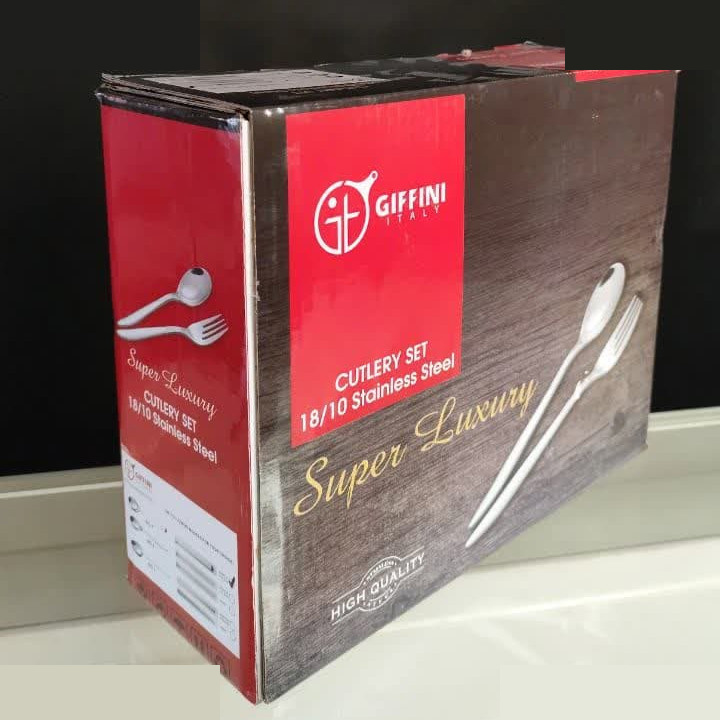 سرویس قاشق و چنگال 142 پارچه جی فی نی مدل G-01 سرویس قاشق و چنگال 142 پارچه جی فی نی مدل G-01