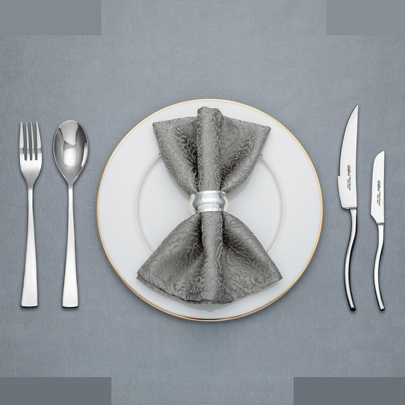 سرویس قاشق و چنگال 142 پارچه جی فی نی مدل 185DA سرویس قاشق و چنگال 142 پارچه جی فی نی مدل 185DA