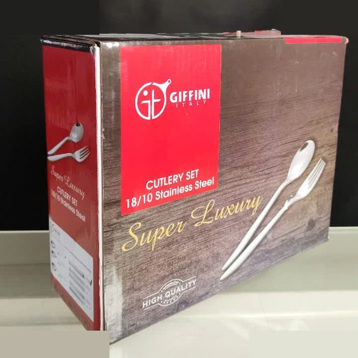 سرویس قاشق و چنگال 142 پارچه جی فی نی مدل 042 سرویس قاشق و چنگال 142 پارچه جی فی نی مدل 042