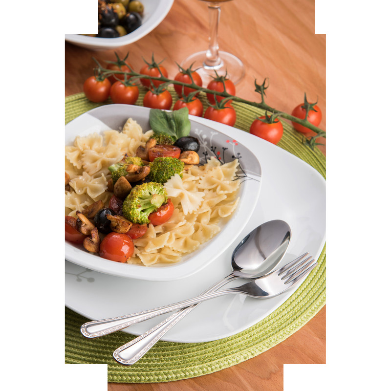 سرویس قاشق و چنگال 12 پارچه ناب استیل مدل برلین براق سرویس قاشق و چنگال 12 پارچه ناب استیل مدل برلین براق