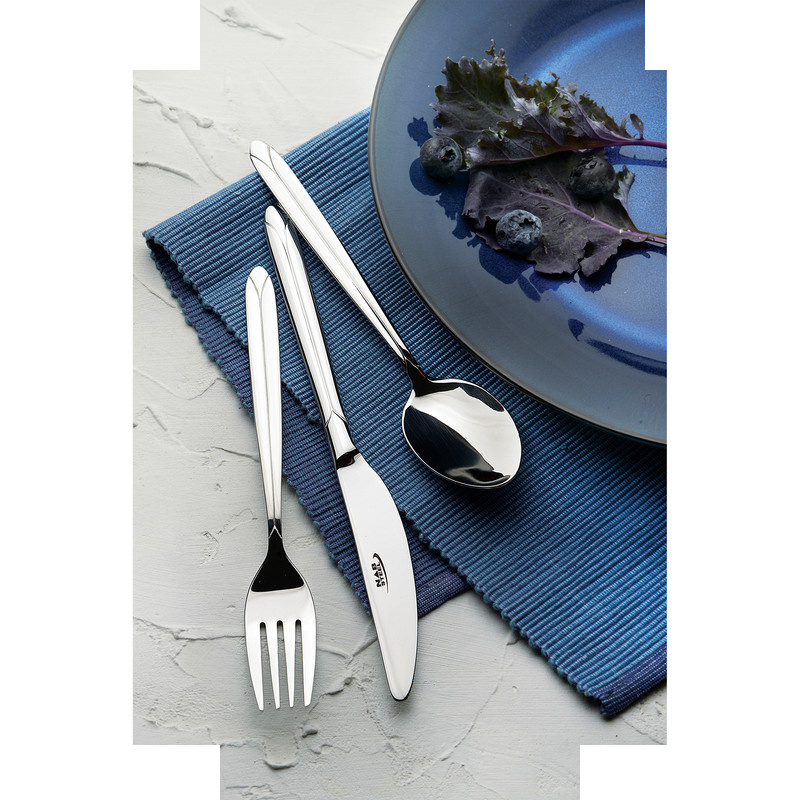 سرویس قاشق و چنگال 12 پارچه ناب استیل مدل پالرمو مات سرویس قاشق و چنگال 12 پارچه ناب استیل مدل پالرمو مات