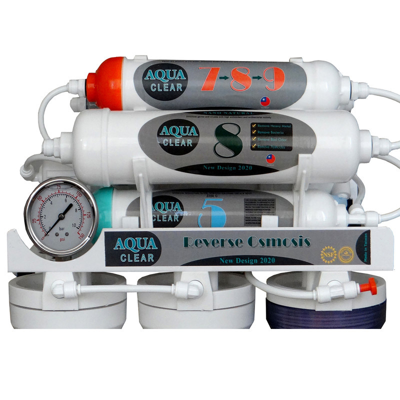 دستگاه تصفیه کننده آب آکوآ کلیر مدل NEW DESIGN2020 - AQN9 به همراه فیلتر مدل 02 مجموعه 3 عددی و کیت نشتی گیر دستگاه تصفیه کننده آب آکوآ کلیر مدل NEW DESIGN2020 - AQN9 به همراه فیلتر مدل 02 مجموعه 3 عددی و کیت نشتی گیر