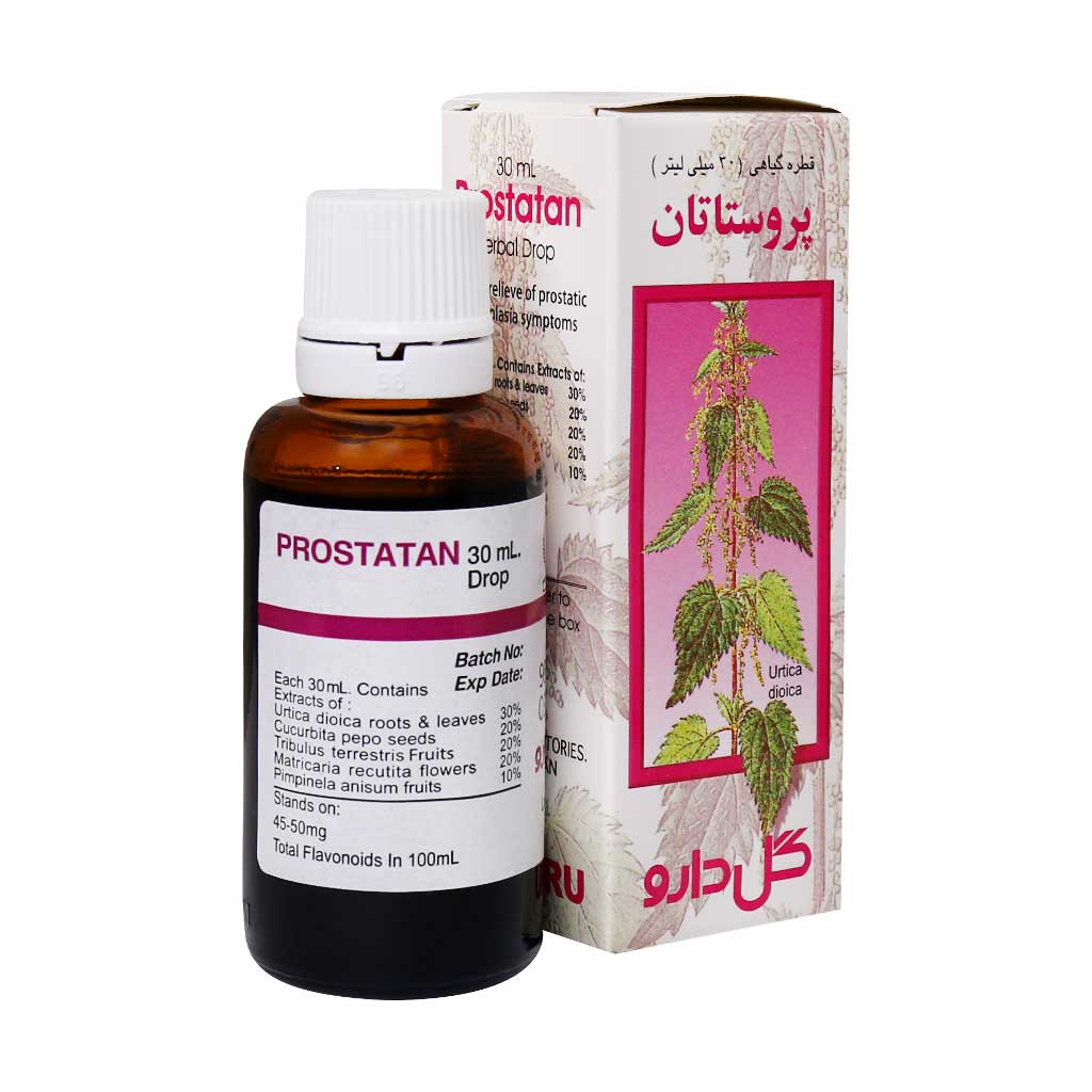 قطره گیاهی پروستاتان گل دارو 30 میلی لیتر قطره گیاهی پروستاتان گل دارو 30 میلی لیتر