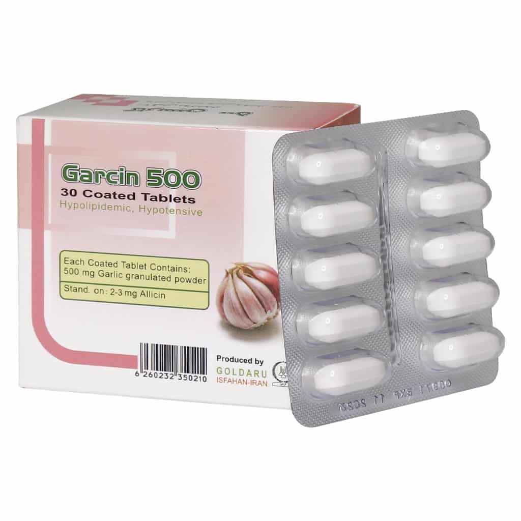 قرص گارسین 500 میلی گرم گل دارو قرص گارسین 500 میلی گرم گل دارو