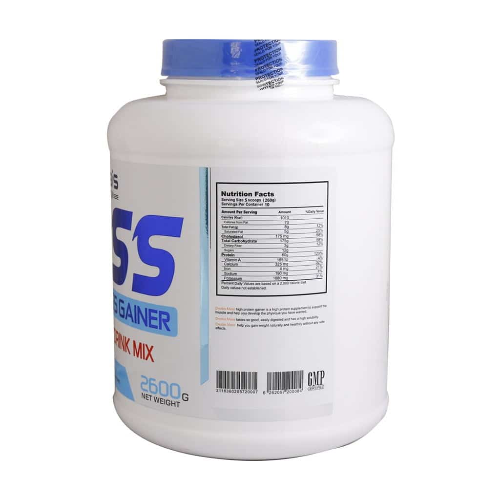 پودر گینر ماسل مس دوبیس 2600 گرم پودر گینر ماسل مس دوبیس 2600 گرم