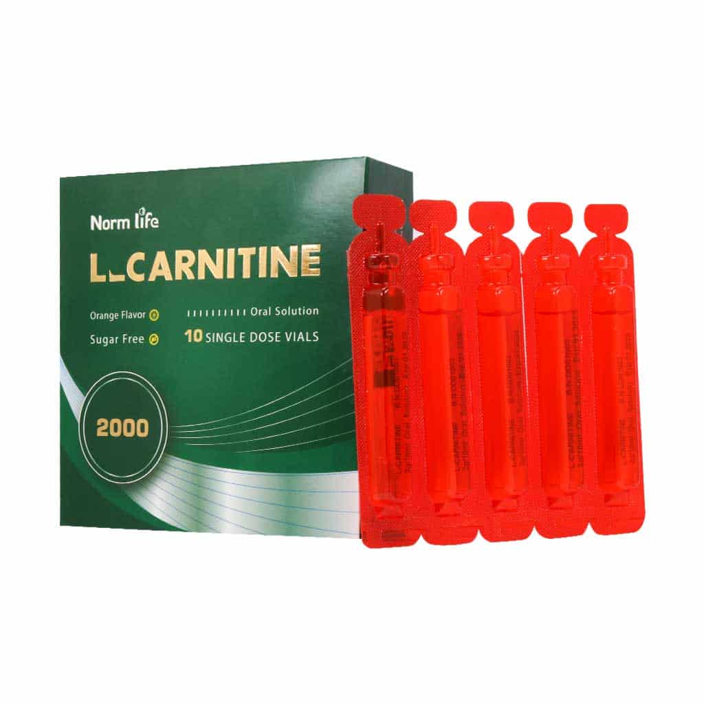 ویال خوراکی ال کارنیتین 2000 میلی گرم نورم لایف 10 عدد ویال خوراکی ال کارنیتین 2000 میلی گرم نورم لایف 10 عدد