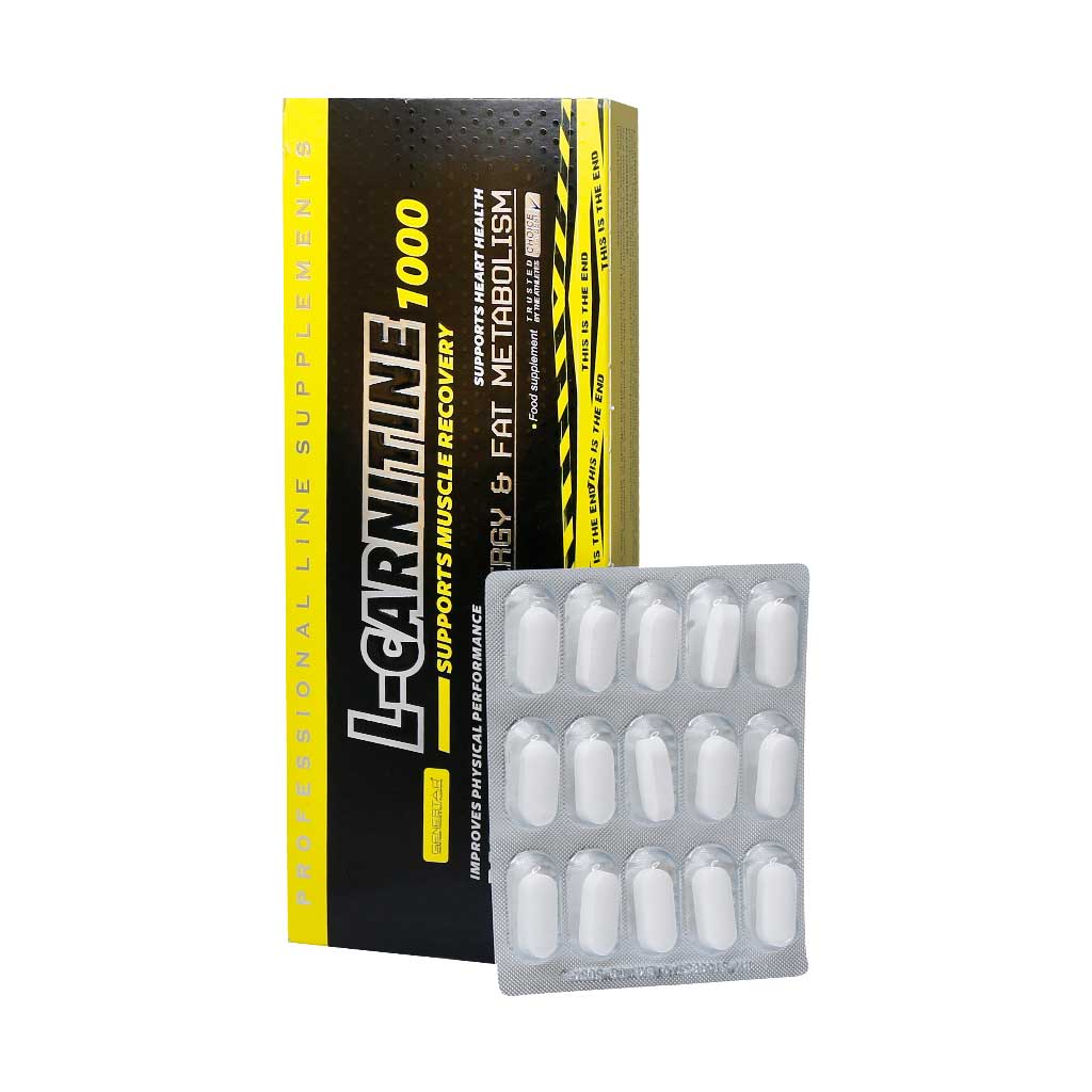 قرص ال کارنیتین 1000 میلی گرم ژن استار قرص ال کارنیتین 1000 میلی گرم ژن استار