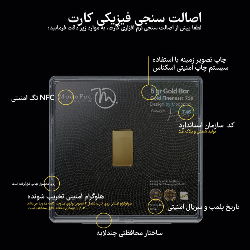 شمش طلا 18 عیار مدوپد مدل نوروز و سال نو کد SG11646 شمش طلا 18 عیار مدوپد مدل نوروز و سال نو کد SG11646