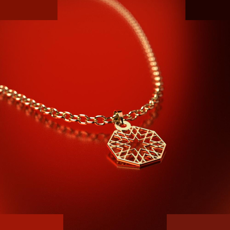 نیم ست طلا 18 عیار زنانه مدوپد مدل اسلیمی کد NA10006 نیم ست طلا 18 عیار زنانه مدوپد مدل اسلیمی کد NA10006