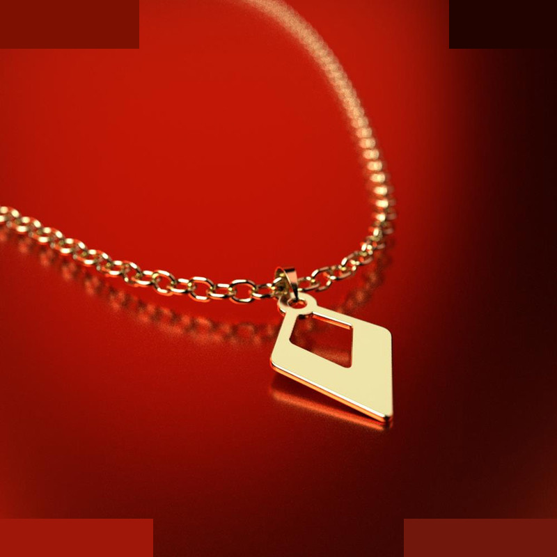 نیم ست طلا 18 عیار زنانه مدوپد مدل لوزی کد NA11951 نیم ست طلا 18 عیار زنانه مدوپد مدل لوزی کد NA11951