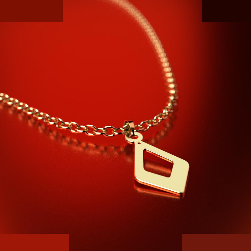 نیم ست طلا 18 عیار زنانه مدوپد مدل لوزی کد NA11963 نیم ست طلا 18 عیار زنانه مدوپد مدل لوزی کد NA11963