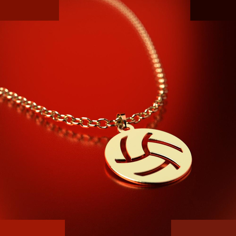 نیم ست طلا 18 عیار زنانه مدوپد مدل توپ والیبال کد NA12257