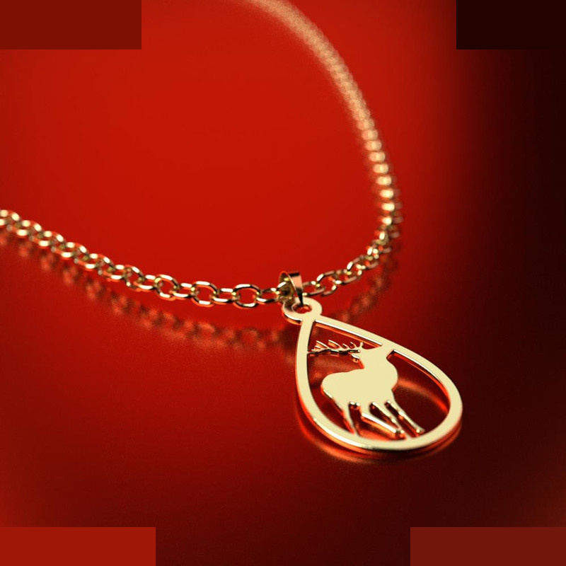 نیم ست طلا 18 عیار زنانه مدوپد مدل گوزن کد NA12275 نیم ست طلا 18 عیار زنانه مدوپد مدل گوزن کد NA12275