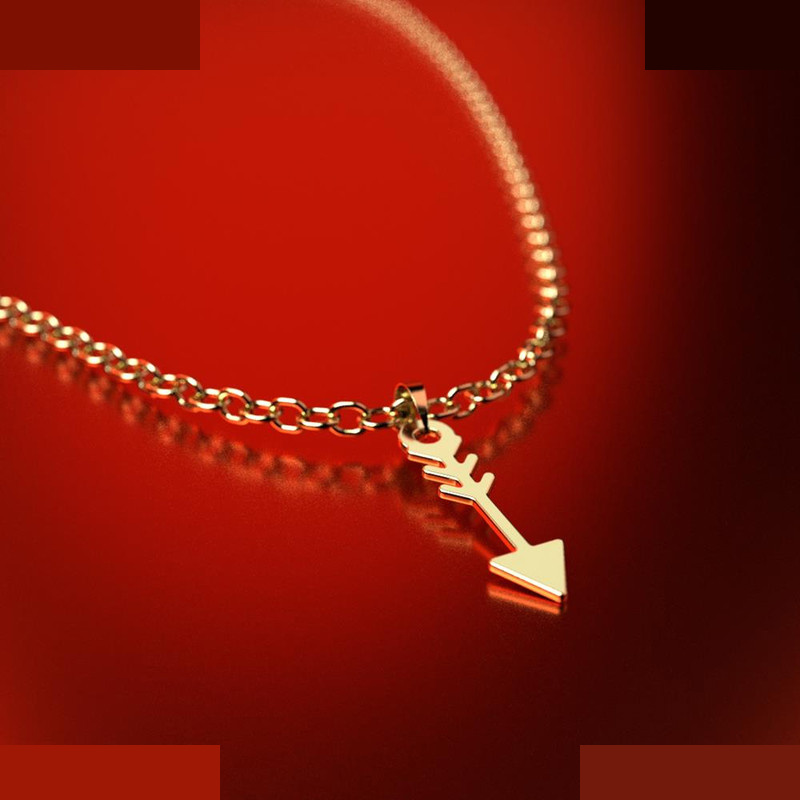 نیم ست طلا 18 عیار زنانه مدوپد مدل تیر کد NA12312 نیم ست طلا 18 عیار زنانه مدوپد مدل تیر کد NA12312