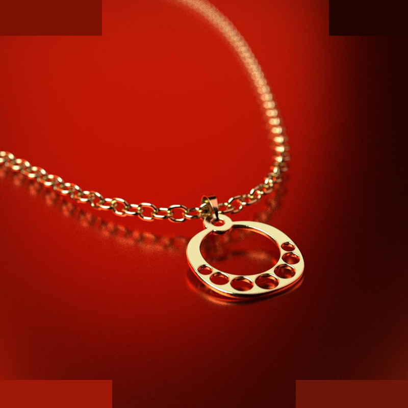 نیم ست طلا 18 عیار زنانه مدوپد مدل دایره کد NA12332 نیم ست طلا 18 عیار زنانه مدوپد مدل دایره کد NA12332