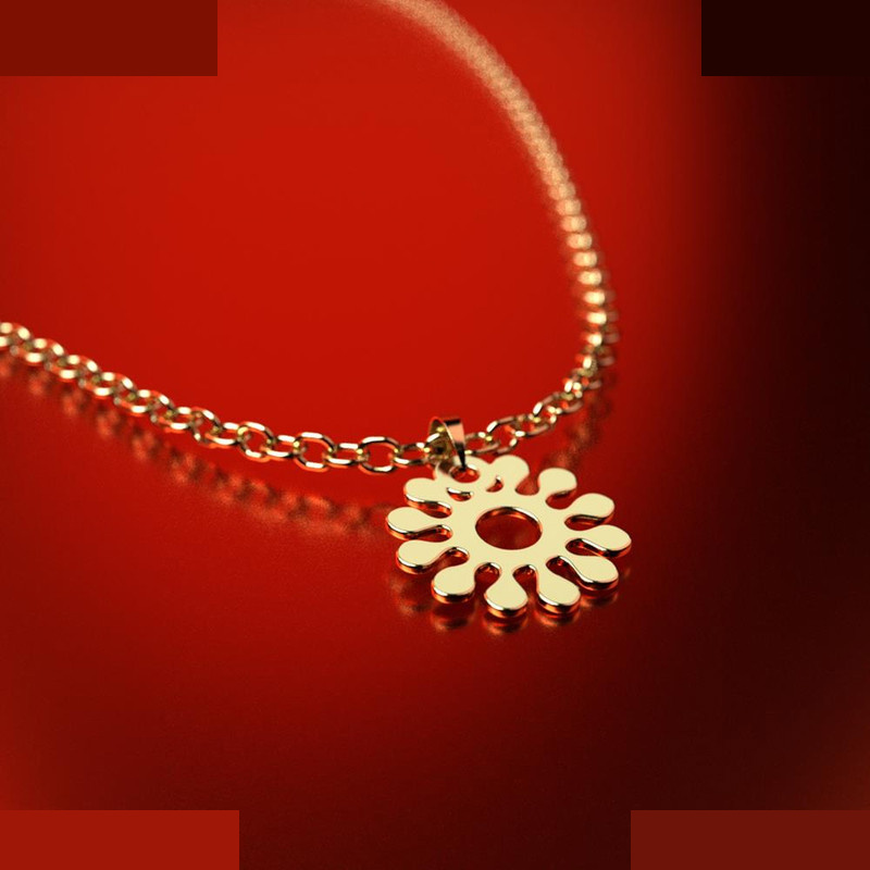 نیم ست طلا 18 عیار زنانه مدوپد مدل هندسی کد NA12388