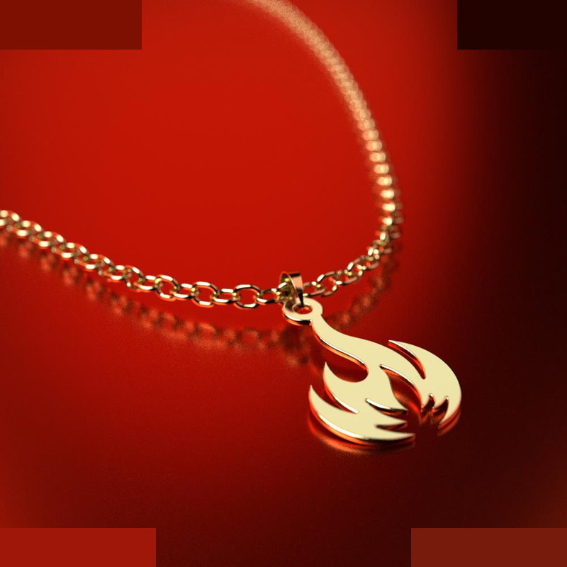 نیم ست طلا 18 عیار زنانه مدوپد مدل آتش کد NA12530