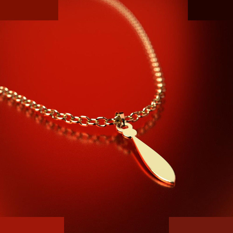 نیم ست طلا 18 عیار زنانه مدوپد مدل اشک کد NA12540