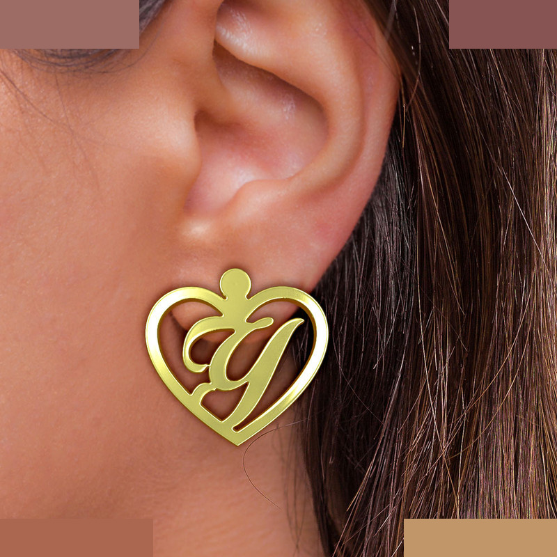 نیم ست طلا 18 عیار زنانه مدوپد مدل حرف y کد NA12946