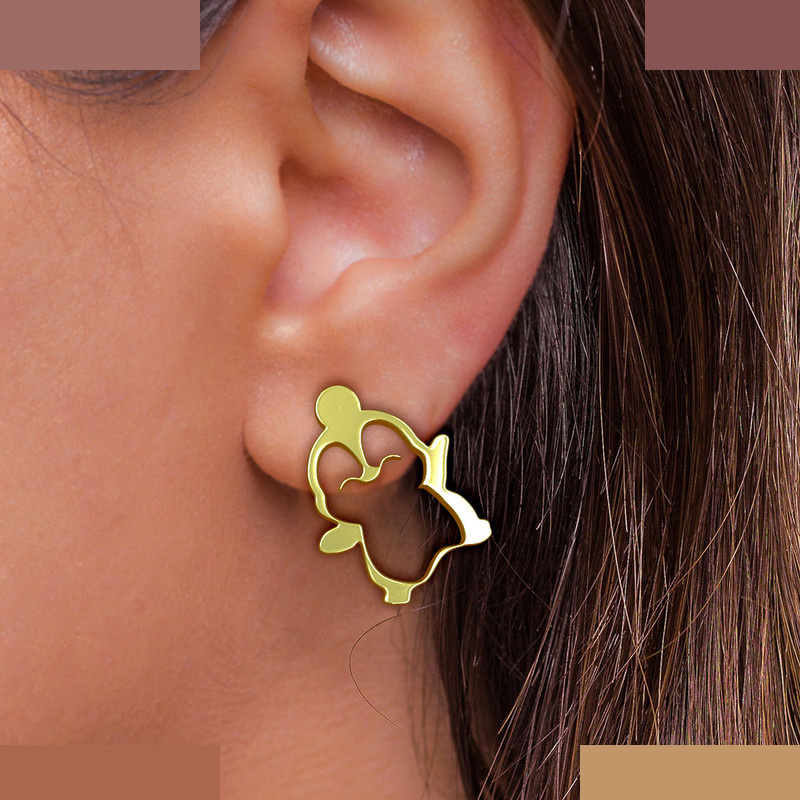 نیم ست طلا 18 عیار زنانه مدوپد مدل پنگوئن کد NA13016 نیم ست طلا 18 عیار زنانه مدوپد مدل پنگوئن کد NA13016