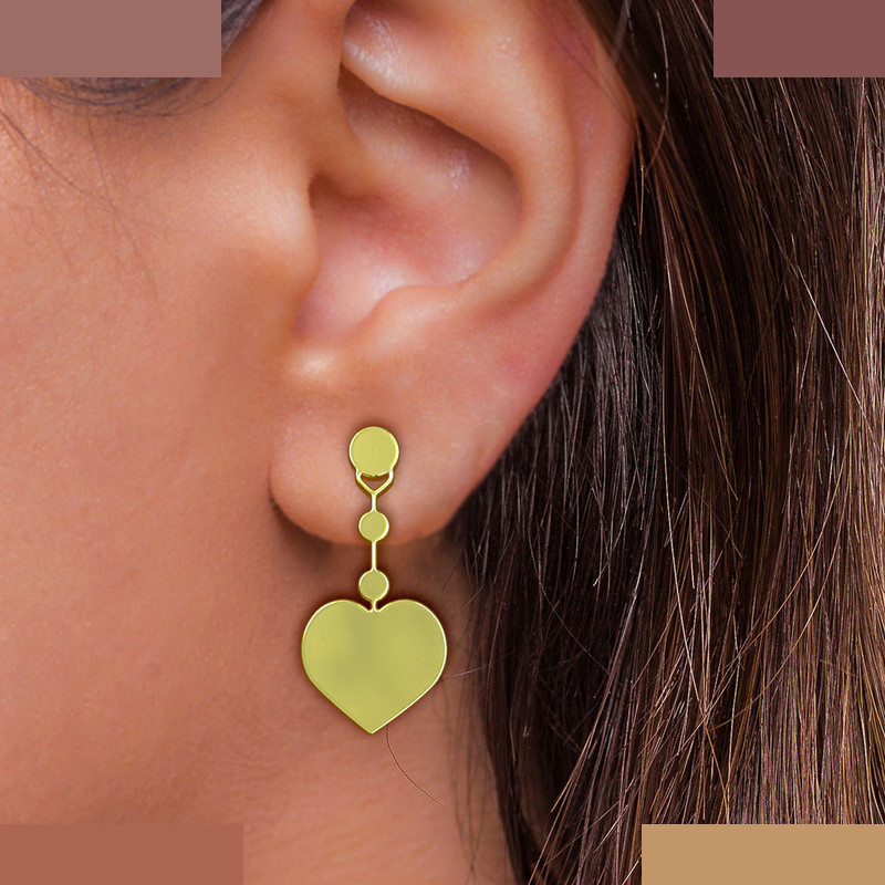 نیم ست طلا 18 عیار زنانه مدوپد مدل قلب کد NA14545 نیم ست طلا 18 عیار زنانه مدوپد مدل قلب کد NA14545