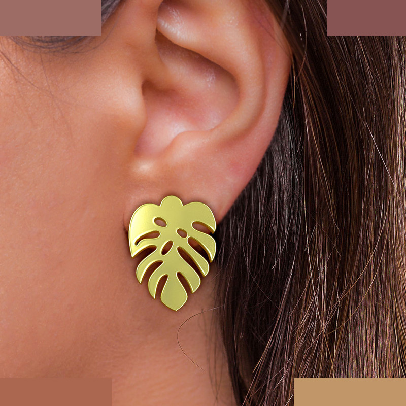 نیم ست طلا 18 عیار زنانه مدوپد مدل برگ کد NA15202 نیم ست طلا 18 عیار زنانه مدوپد مدل برگ کد NA15202