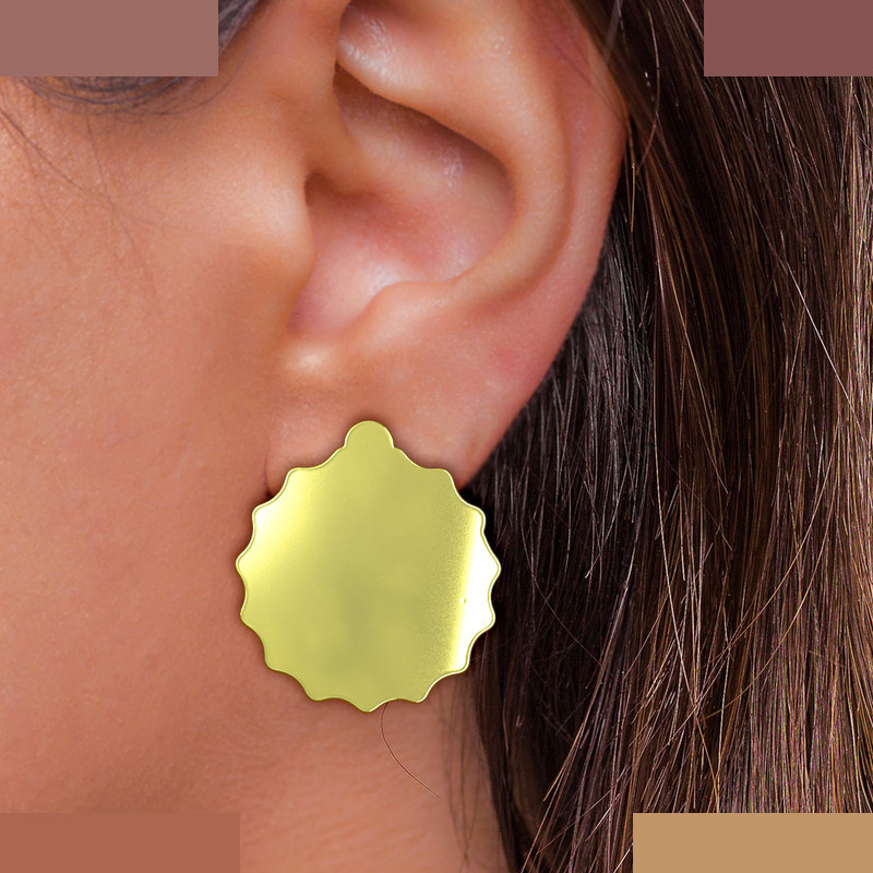 نیم ست طلا 18 عیار زنانه مدوپد مدل ستاره کد NA15625