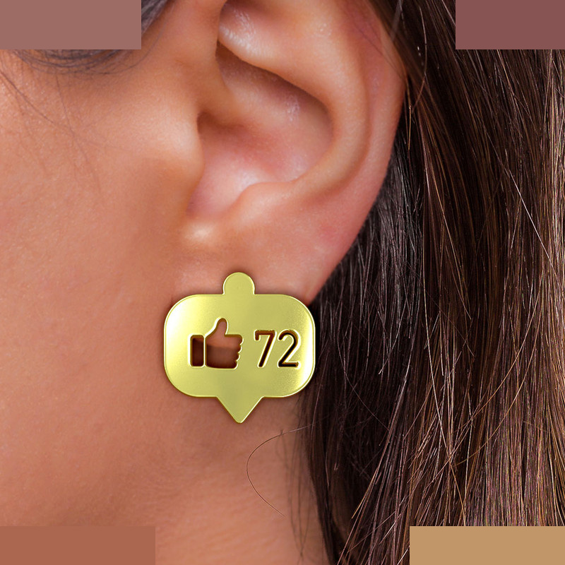 نیم ست طلا 18 عیار زنانه مدوپد مدل علامت لایک کد NA16039 نیم ست طلا 18 عیار زنانه مدوپد مدل علامت لایک کد NA16039