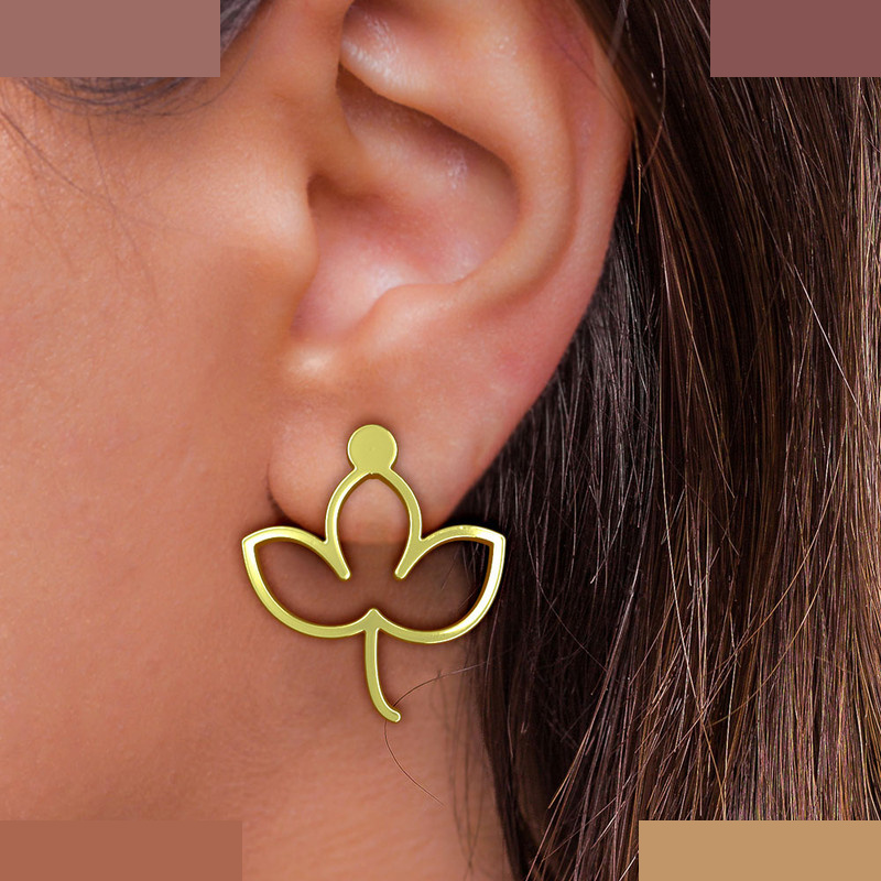 نیم ست طلا 18 عیار زنانه مدوپد مدل برگ کد NA16032 نیم ست طلا 18 عیار زنانه مدوپد مدل برگ کد NA16032