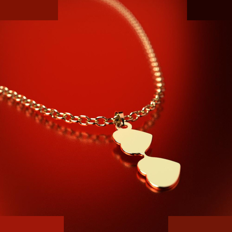 نیم ست طلا 18 عیار زنانه مدوپد مدل عینک کد NA17316