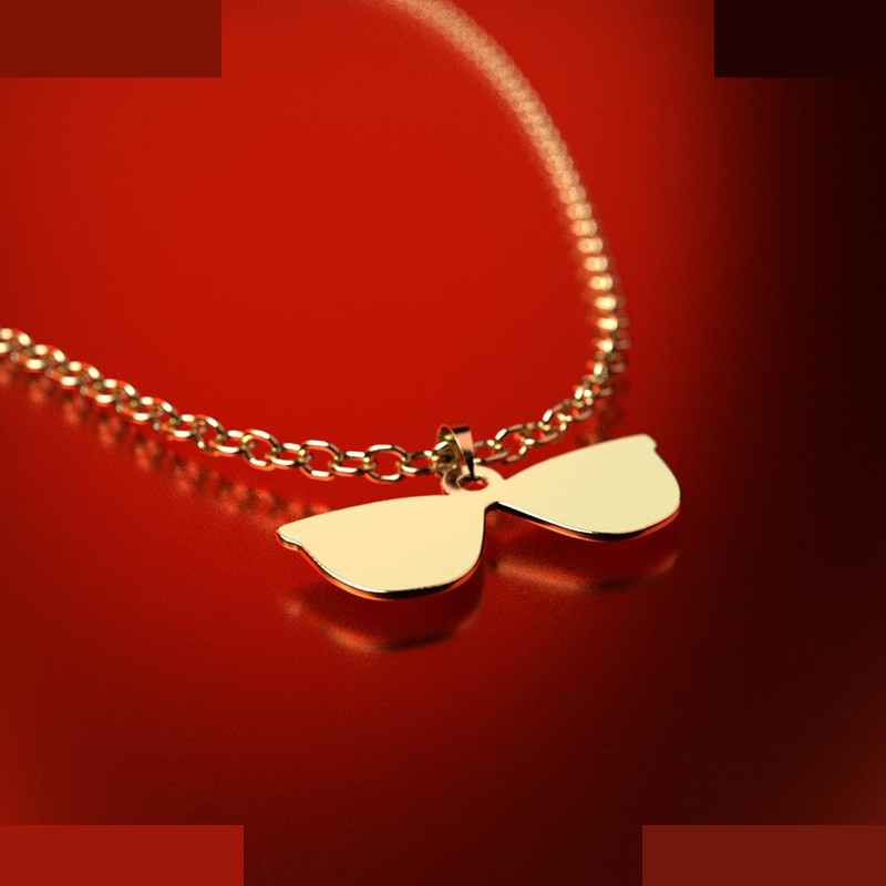 نیم ست طلا 18 عیار زنانه مدوپد مدل عینک کد NA17319