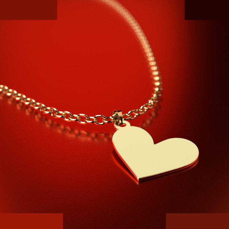 نیم ست طلا 18 عیار زنانه مدوپد مدل قلب کد NA17546