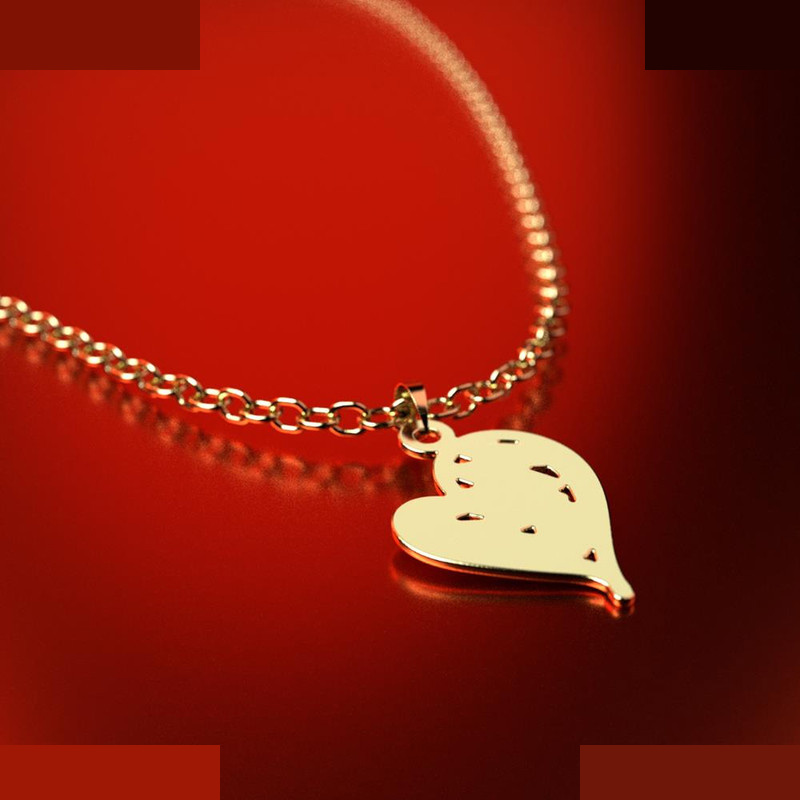 نیم ست طلا 18 عیار زنانه مدوپد مدل قلب کد NA17818 نیم ست طلا 18 عیار زنانه مدوپد مدل قلب کد NA17818