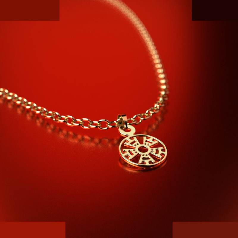 نیم ست طلا 18 عیار زنانه مدوپد مدل دایره کد NA10658