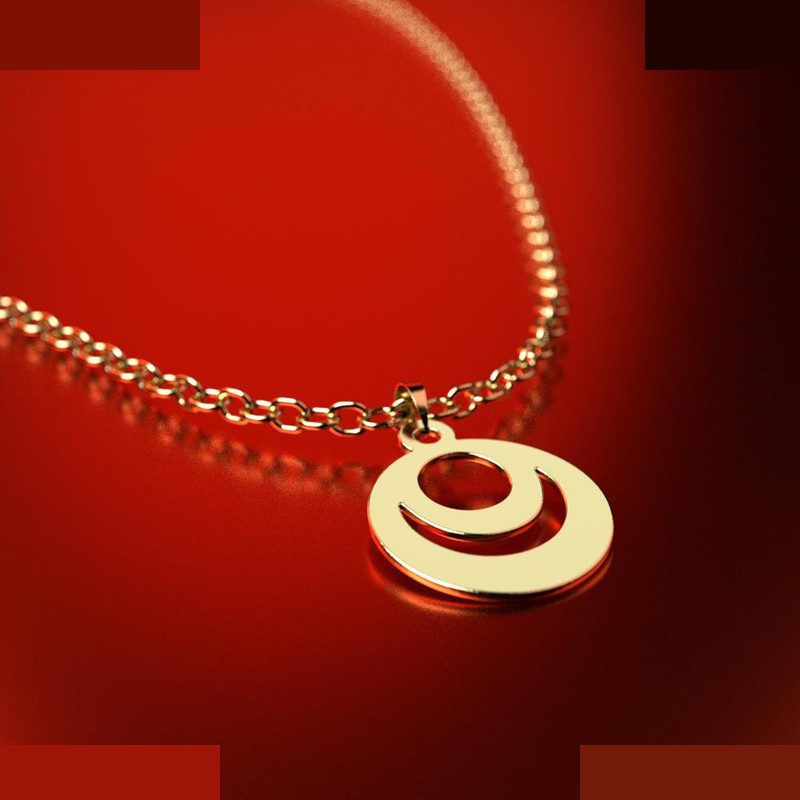 نیم ست طلا 18 عیار زنانه مدوپد مدل دایره کد NA10770