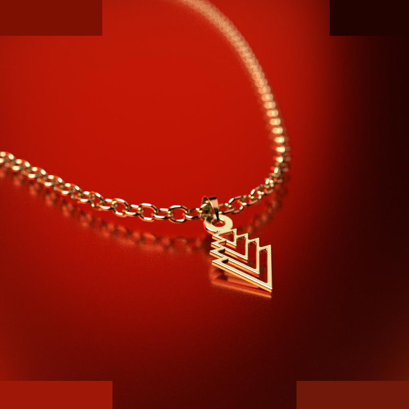 نیم ست طلا 18 عیار زنانه مدوپد مدل مثلث کد NA10871 نیم ست طلا 18 عیار زنانه مدوپد مدل مثلث کد NA10871