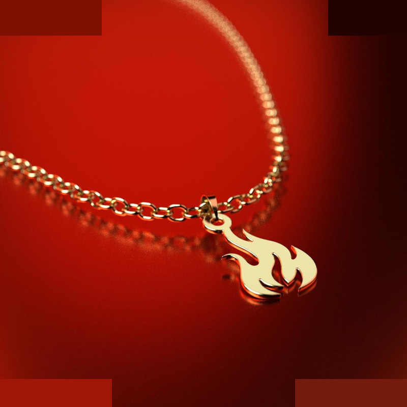 نیم ست طلا 18 عیار زنانه مدوپد مدل آتش کد NA10903 نیم ست طلا 18 عیار زنانه مدوپد مدل آتش کد NA10903