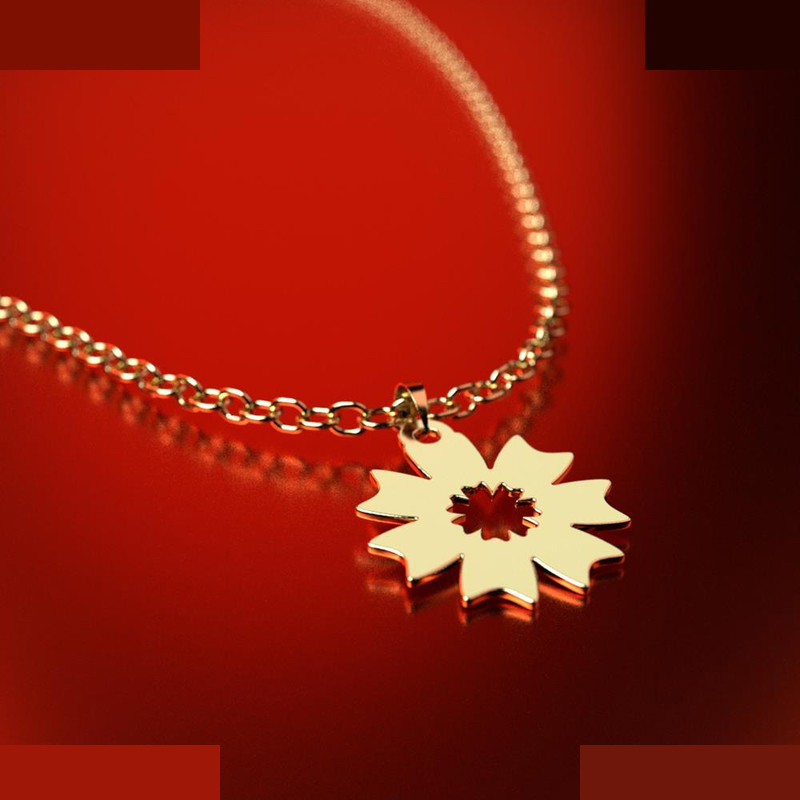 نیم ست طلا 18 عیار زنانه مدوپد مدل گل کد NA10914 نیم ست طلا 18 عیار زنانه مدوپد مدل گل کد NA10914