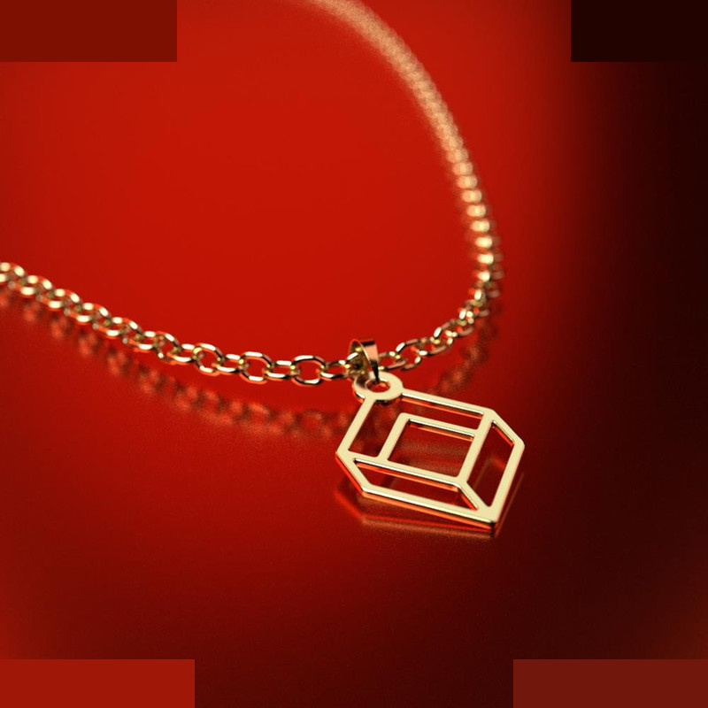 نیم ست طلا 18 عیار زنانه مدوپد مدل مکعب کد NA11016 نیم ست طلا 18 عیار زنانه مدوپد مدل مکعب کد NA11016