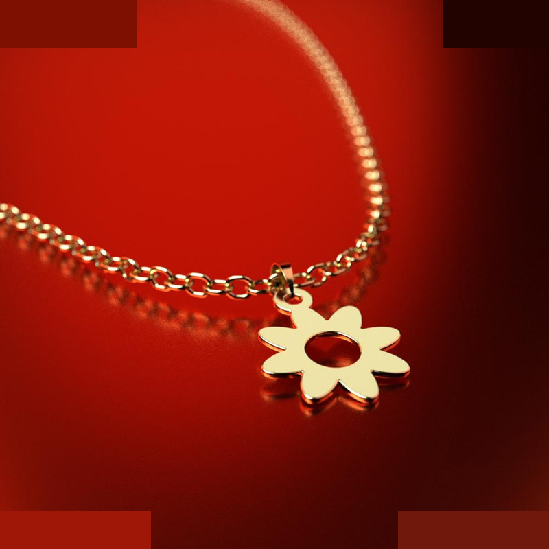 نیم ست طلا 18 عیار زنانه مدوپد مدل گل کد NA11049 نیم ست طلا 18 عیار زنانه مدوپد مدل گل کد NA11049